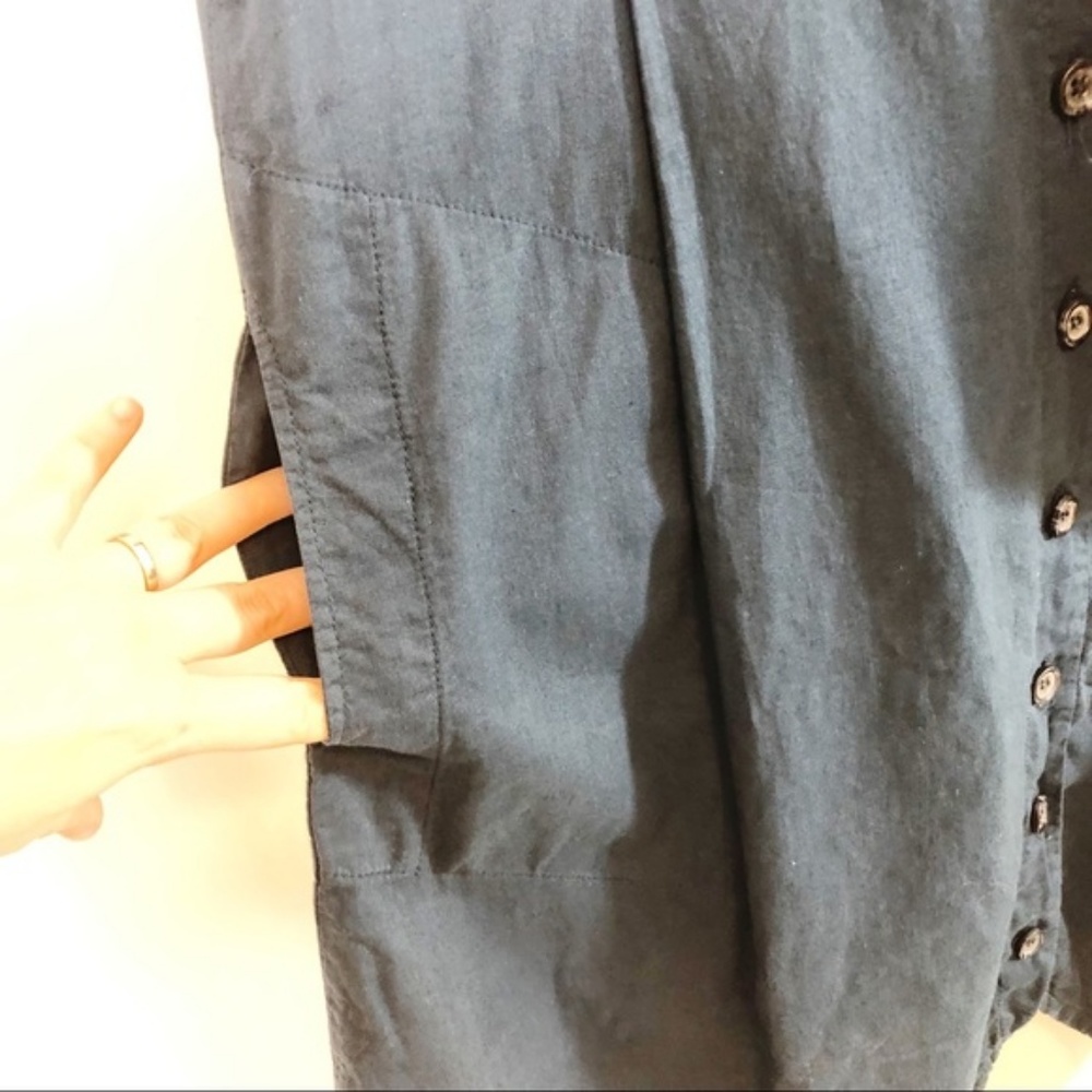 Prairie Underground Sleeveless Shirt Dress Organic - Picture 4 of 4